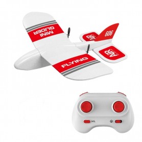LUXWALLET SkyShow Mini – 2.4GHz RC Vliegtuig Drone – Crashbestendig – Waterbestendige Drone Met 2 Batterijen – Rood/Wit