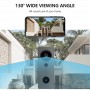 DrPhone LM6-A – Camera Deurbel Met Binnen bel - Camera Deurbel Met Alexa & Google Assistant – Zwart