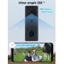 DrPhone LM6-A – Camera Deurbel Met Binnen bel - Camera Deurbel Met Alexa & Google Assistant – Zwart