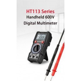 DrPhone SM2 Digitale Multimeter - Digitale display & Achtergrondverlichting – AC/DC 600V - Zwart