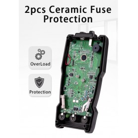 DrPhone SM2 Digitale Multimeter - Digitale display & Achtergrondverlichting – AC/DC 600V - Zwart