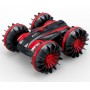 DrPhone AmphiX1 – 1:20 Bestuurbare Stunt Auto – Waterdichte Amfibische Auto – RC Auto – 2,4 GHZ Bestuurbare Auto – Blauw/Wit