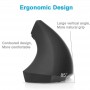 Elementkey ERGO1 - Ergonomisch Muis (Bedraad) - Comfortabel met Polssteun - LED licht - DPI verstelbaar - 6 Knoppen - Zwart