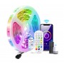 DrPhone AG07 Pro - 20 Meter RGB LED Strip (1 Geheel) - Zelfklevend - WiFi (Tuya/Smart Life) - Geschikt voor Google / Alexa