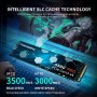 Elementkey SteadyFlow - 512GB - 3500Mbps - PCI 3.0x4 - Interne NVME SSD M.2 - SLC Cache - Ingebouwde Bescherming