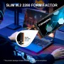 Elementkey SteadyFlow - 256GB - 3500Mbps - PCI 3.0x4 - Interne NVME SSD M.2 - SLC Cache - Ingebouwde Bescherming