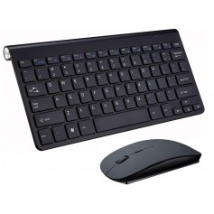 Elementkey V09 - Draadloos Toetsenbord - 2.4GHz - Muis - Geschikt voor Computer - Laptop - Zwart