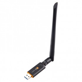 DrPhone W4 Wireless USB WiFi Adapter - 1200 Mbps 5G / 2.5G Dual-band met antenne - WLAN Adapter AC WiFi Dongle