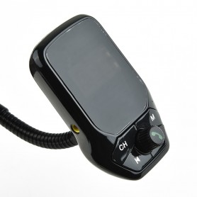 DrPhone BC25 - Draadloze Bluetooth Oplader - USB 5.0 Auto Oplader - Bluetooth Adapter - 5V/2.4A Usb Charger - Zwart