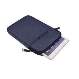 S02 DrPhone 7-8 inch E-Reader Soft Sleeve Beschermhoes - Draagtas hoes - Tablet hoes - Cover - Donkerblauw