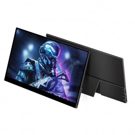 Elementkey GenX4 – OLED 15.6 Inch Draagbare Monitor – Touchscreen – Ingebouwde Standaard – Meegeleverde Hoes - Zwart Elementkey GenX4 – OLED 15.6 Inch Draagbare Monitor – Touchscreen – Ingebouwde Standaard – Meegeleverde Hoes - Zwart