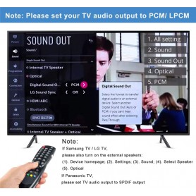DrrPhone DAAC4 192kHz DAC Digitaal naar Analoog Converter met Bluetooth V5.0 – USB - SPDIF naar stereo L/R en 3,5 mm