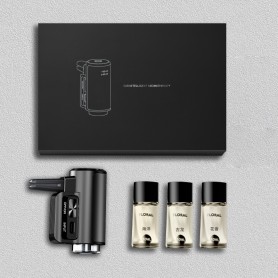 DrPhone EvoMist DriveScent - Elektrische Luchtverspreider - Aroma Geurverspreider - Luxe Humidifer Voor Auto + 3 x 10ML Geuren