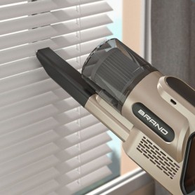 DrPhone MiteMaster Pro – 2 In 1 Draadloze Mijtstofzuiger – 8000 PRM – 14000 PA Zuigkracht – HEPA Filter – Wit/Grijs