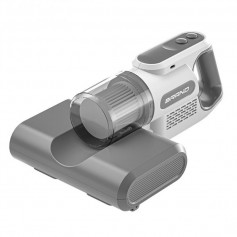 DrPhone MiteMaster Pro – 2 In 1 Draadloze Mijtstofzuiger – 8000 PRM – 14000 PA Zuigkracht – HEPA Filter – Wit/Grijs