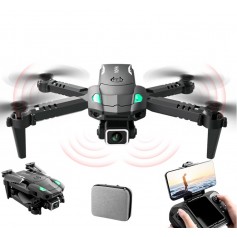 LUXWALLET AeroGlide Ultra - Drone Met Driezijdige Obstakel Ontwijking - Twee Camera’s - 480P – Richtingspunt Vluchtmodus – Zwart