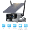 DrPhone SolarSentinel – 2.4 GHz Solar Camera - 4K UHD - 8MP 3840X2160p – 4X Optische Zoom – Pan / Tilt – Zonne Energie