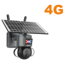 DrPhone SolarGuard – 4G Solar Camera – 3MP Camera – Zonnepaneel Camera - Pan / Tilt - Zonne Energie – 2 Weg Audio - Zwart