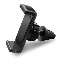 DrPhone V3 Compact Pro - Universele Telefoon Houder voor Ventilatie Rooster - Autohouder – 360 graden Draaibaar – Zwart