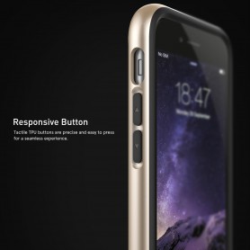 Caseology® Envoy Series iPhone 6S Plus / 6 Plus Carbon Fiber Black + iPhone 6S Plus / 6 Plus Screenprotector