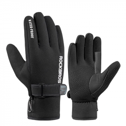 DrPhone ROCKBROS Comfort – Winter Handschoenen – Waterdichte Handschoenen – Met Touchscreen - Maat L
