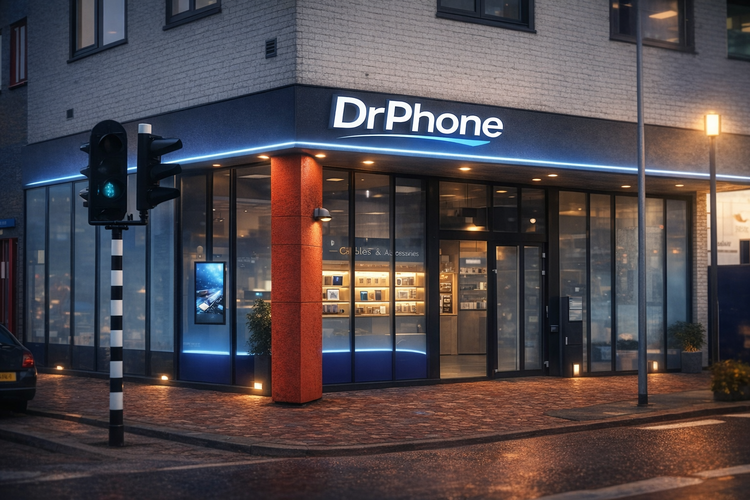Showroom van DrPhone in Almere