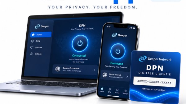 Deeper Network DPN App – 1 Jaar Licentie voor 5 Apparaten